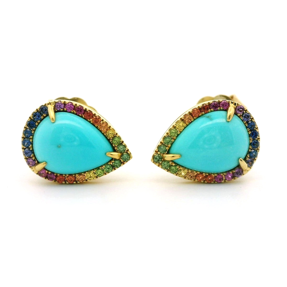 TQ/RW PS HALO ER 2.85/.38CT 18KY KC91350