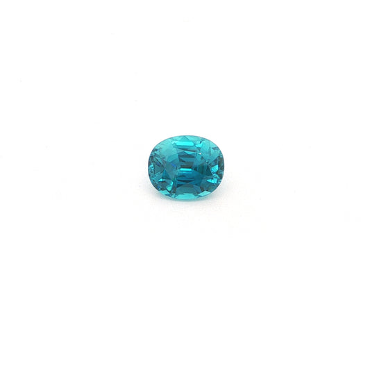 Blue Zircon Oval 3.67ct (H) 9x7mm 250pct