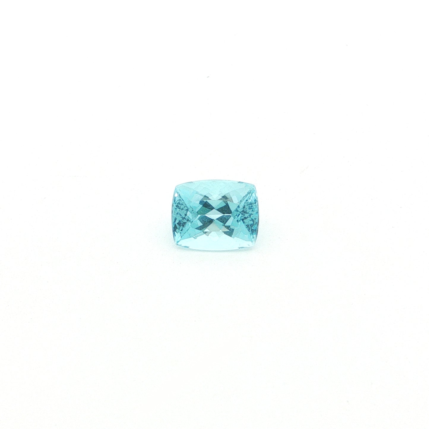 Aquamarine Cushion 3.42ct (H) 10x8mm 350pct