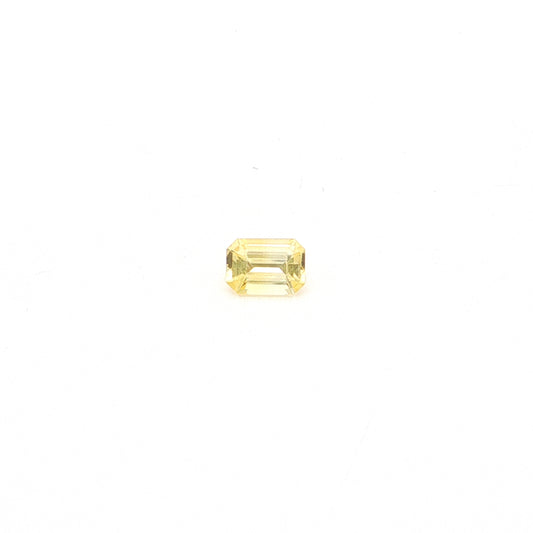 Yellow Sapphire Emerald Cut 1.40ct (H) 7.3x5.2mm