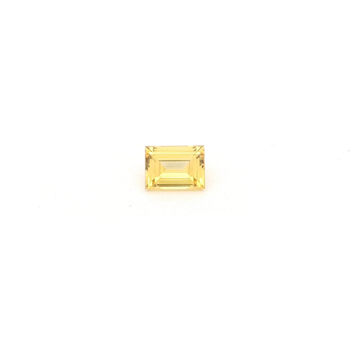 Sri Lankan Yellow Sapphire Baguette 1.52ct (H) 7.4x5.5mm 700pct