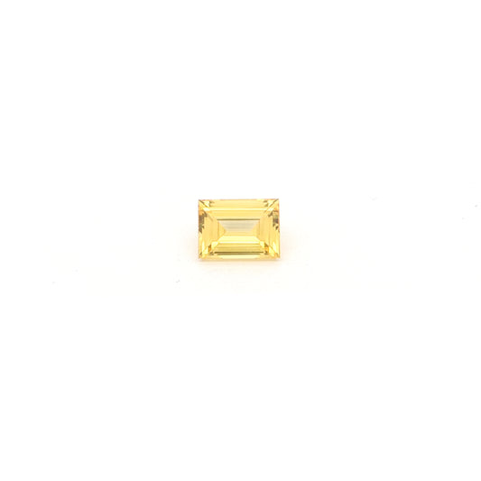 Sri Lankan Yellow Sapphire Baguette 1.52ct (H) 7.4x5.5mm 700pct