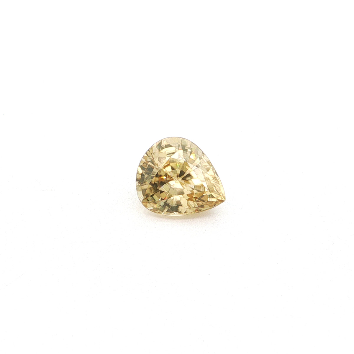 Champagne Zircon Pear Shape 11.28ct (H) 12.7x10.4mm