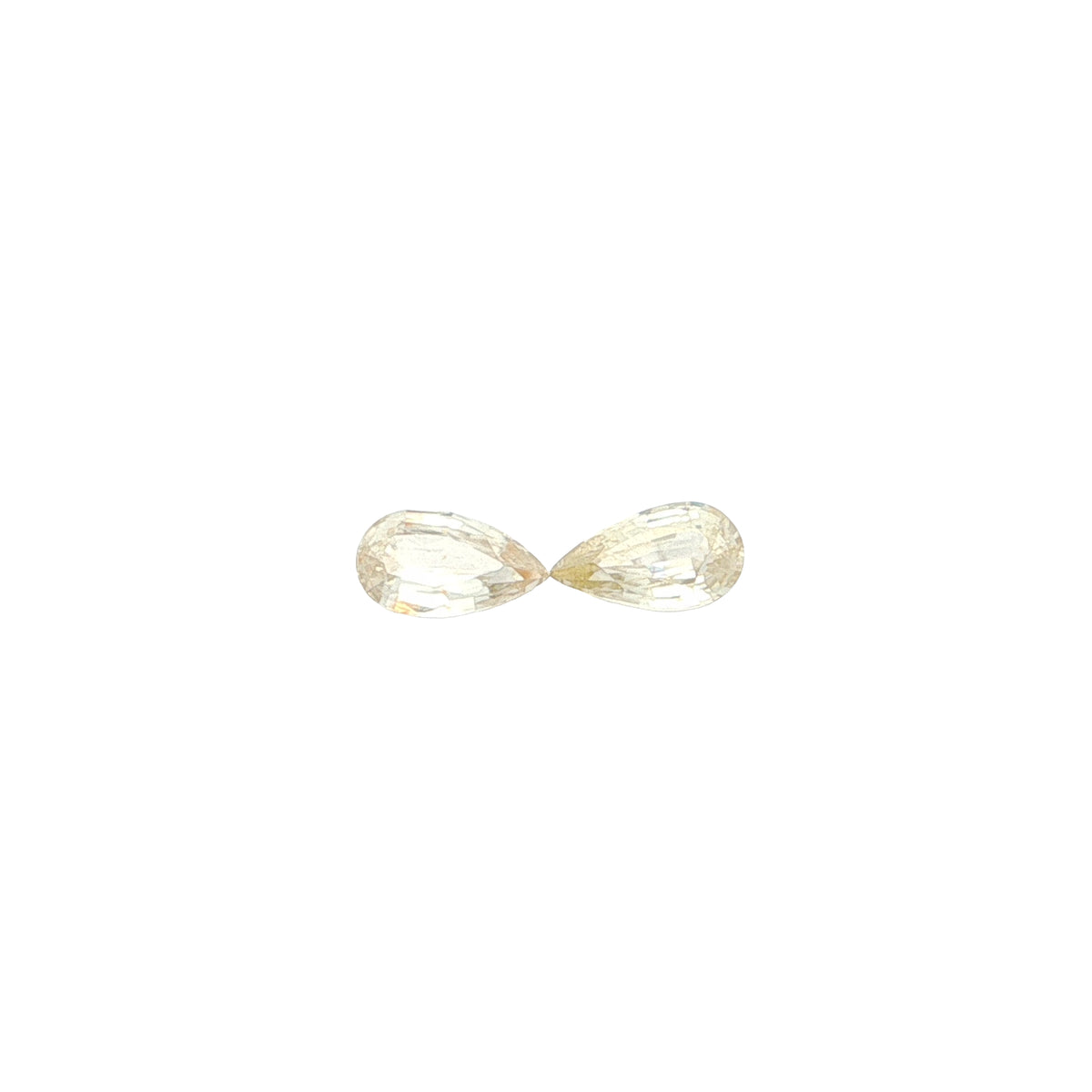 Tanzanian Champagne Zircon Pear Shape Matched Pair 2.82ct (H) 9.2x5.1mm