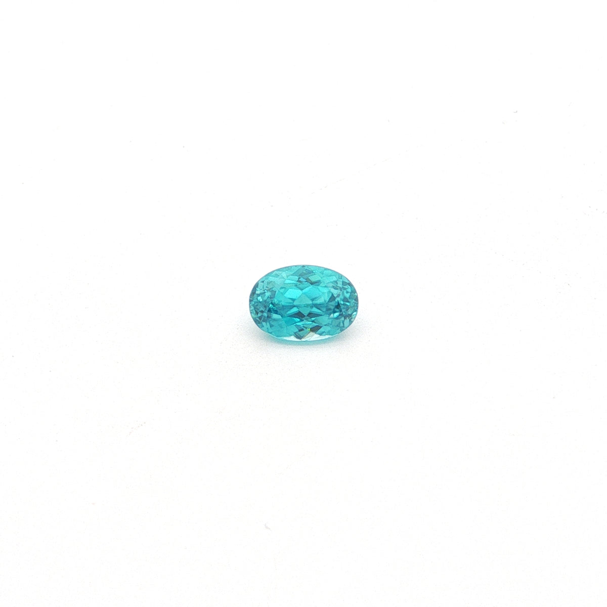 Blue Zircon Oval 2.91ct 8.9x6.3mm