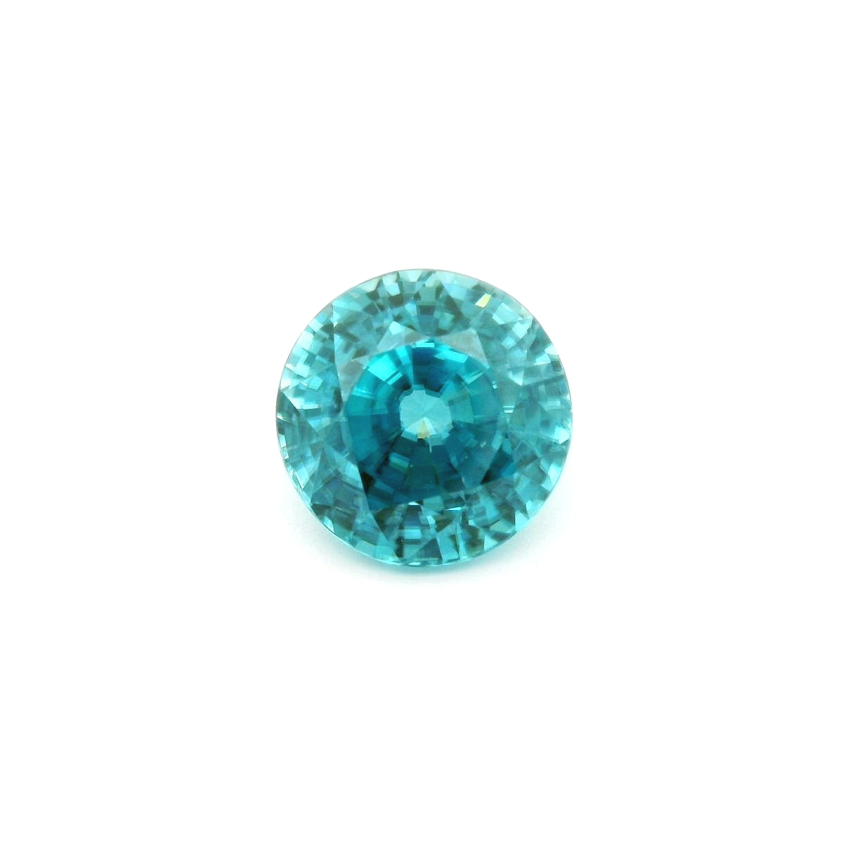 Blue Zircon Round 10.14ct (H) 11.3mm 285pct