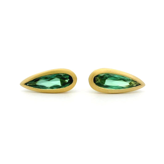 GT PS BZL ER (2) 1.25CT 18KY KC9600