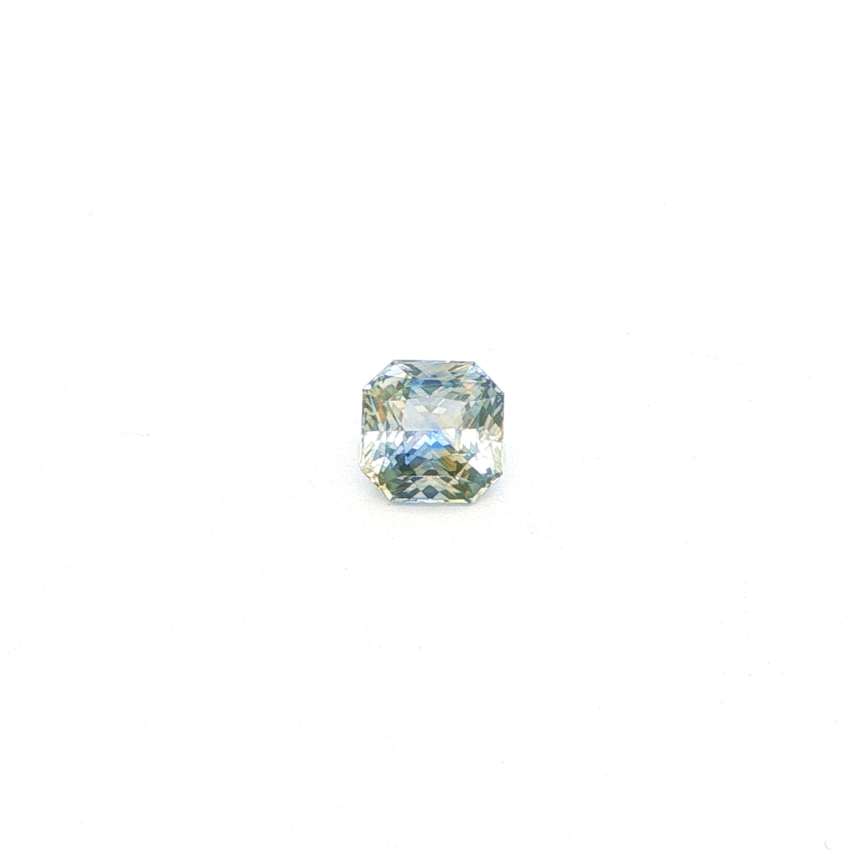 Bicolor Sapphire Radiant 3.56ct (H) 8.45mm