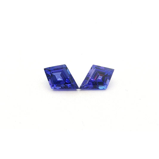 Tanzanite Kite Matched Pair 5.31ct (H) 12.43x8.47mm 500pct