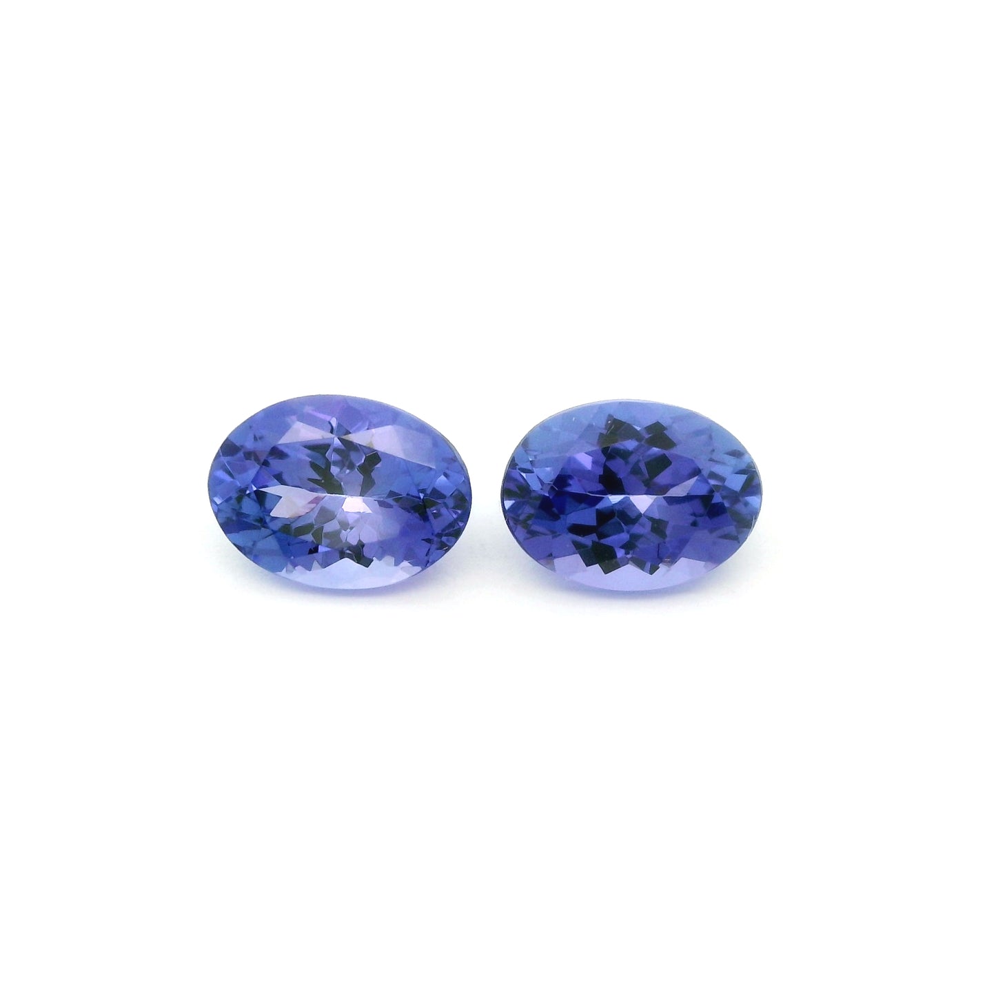 Tanzanite Oval Matched Pair 2.37ct (H) 7.5x5.5mm 275pct