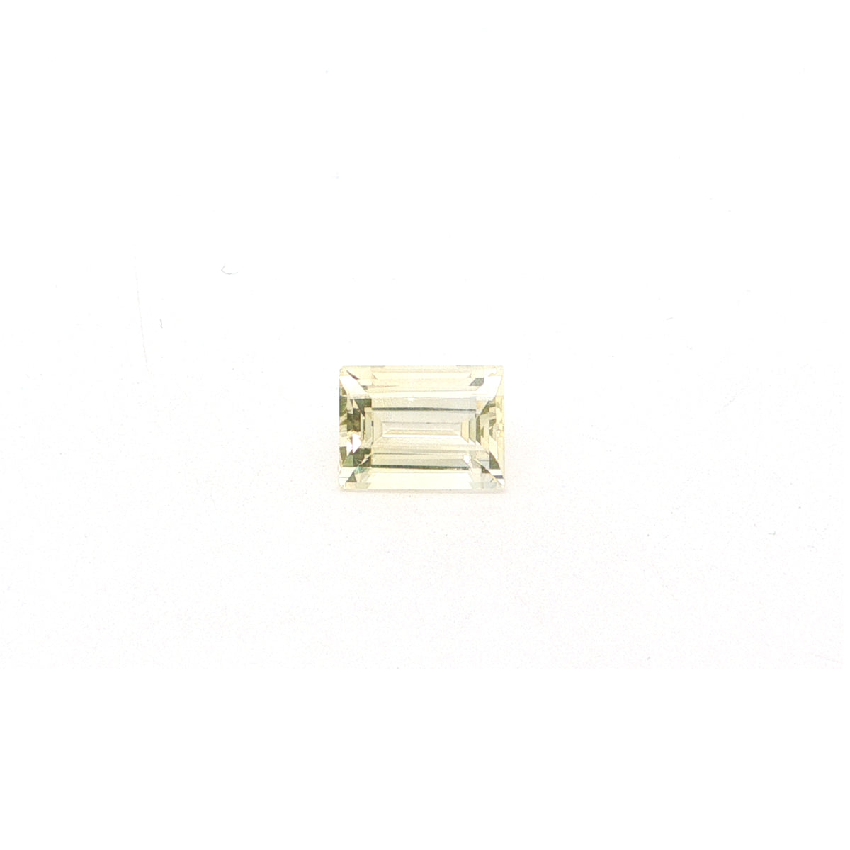 Sri Lankan Yellow Sapphire Baguette CD Certified 4.04ct (N) 9.64x7.22mm